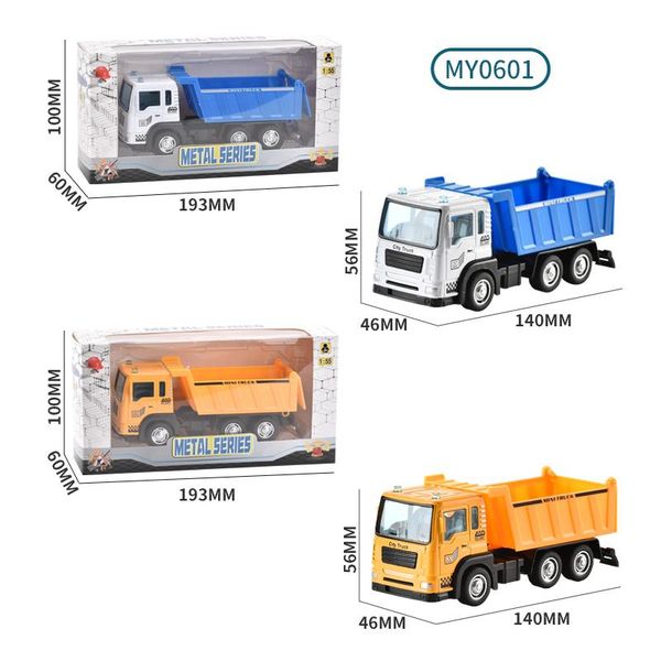 

1: 55 recoil alloy engineering car simulation car model car model toy model furnishing articles decorations a gift for a child