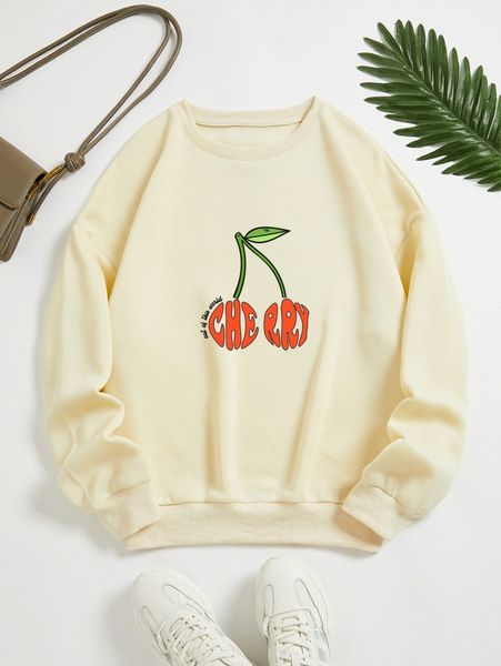 

letter graphic thermal lined sweatshirt z6rp#, White;black