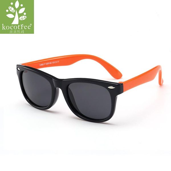 

brand fashion rubber frame new children tac polarized sunglasses cute kids designer shades for boys goggle girls glasses oculos sqcage, Blue