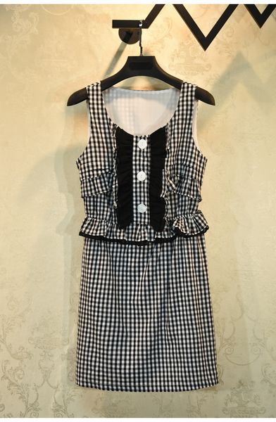 

713 2020 марка same стиль платье плиссированные crew neck линия над коленом без рукавов длиной до колен держаться, Black