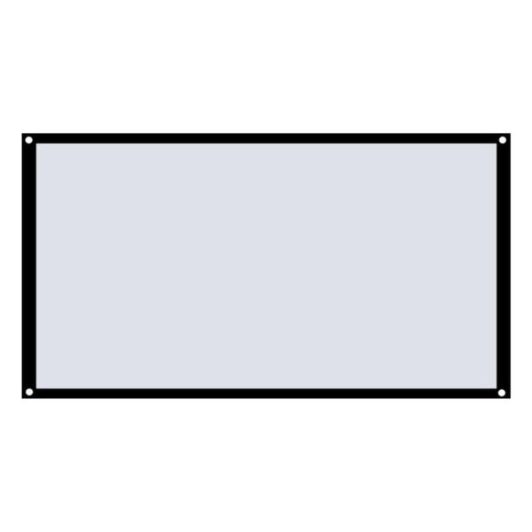 

large 16:9 foldable design home projection screen film theater outdoor 60/72/84/100/120 inch movie video screen for projector