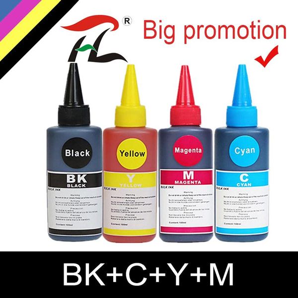 

ink refill kits htl 4pk 100ml dye kit for canon brother lexmark printer ciss