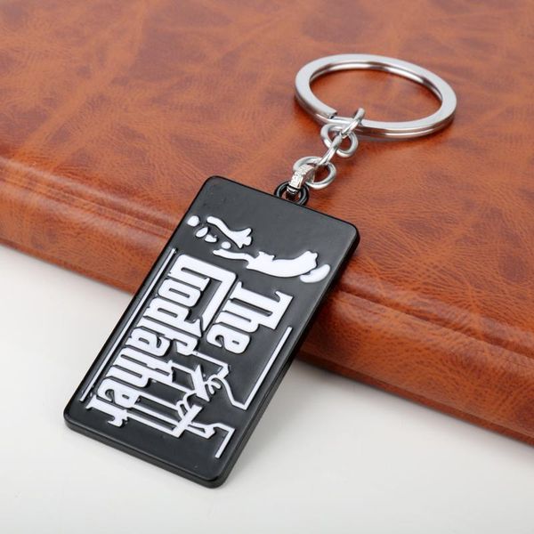 

keychains women man keyrings godfather keychain faith gift keyholder, Silver