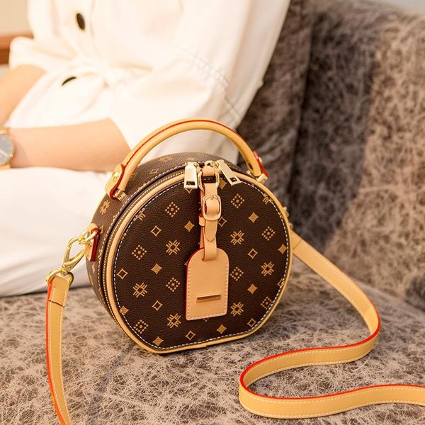 

сумки 2020 новые женские сумки ниша дизайн плеча сумка мода маленький круглый сумка высокого качества женщины кошелек и сумки