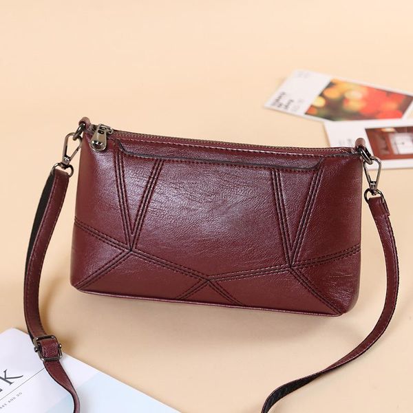 

cross body women's bag 2021 soft leather shoulder diagonal fashion classic wild handbag simple ladies hand purses and handbags