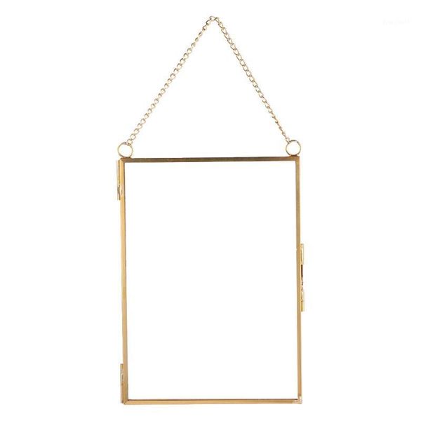 

hanging glass p prame specimen clip decorative picture frame specimen holder hanging p frames wall decoration (copper1