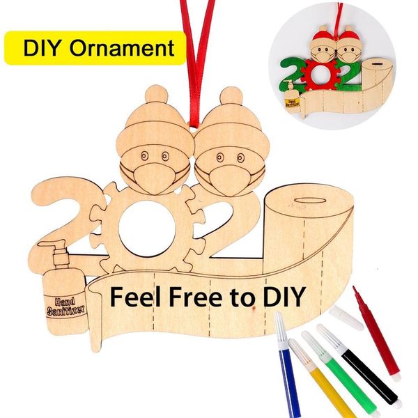 

diy wooden pendant merry decorations for home 2020 christmas tree ornament xmas navidad gifts new year 2021