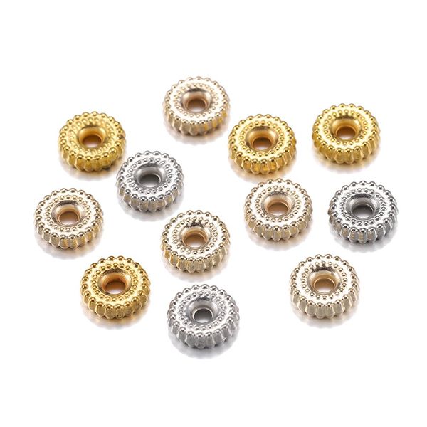 

200pcs lot gold rhodium ccb plastic charm bracelet beads findings loose spacer beads for jewelry making supplies diy accessories h jlljok