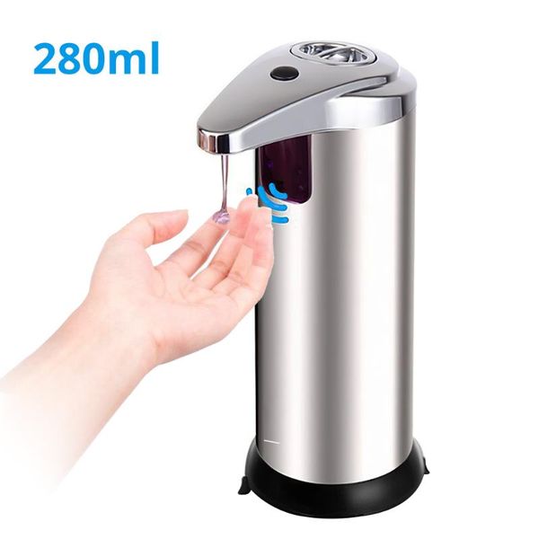 

liquid soap dispenser 280ml automatic touchless sensor hand sanitizer shampoo detergent pump for bathroom kitchen