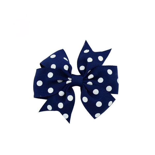 

1 pc dotted solid color ribbon bow hair clips hairpins headwear for women hair accessories 20 colors f wmtcem