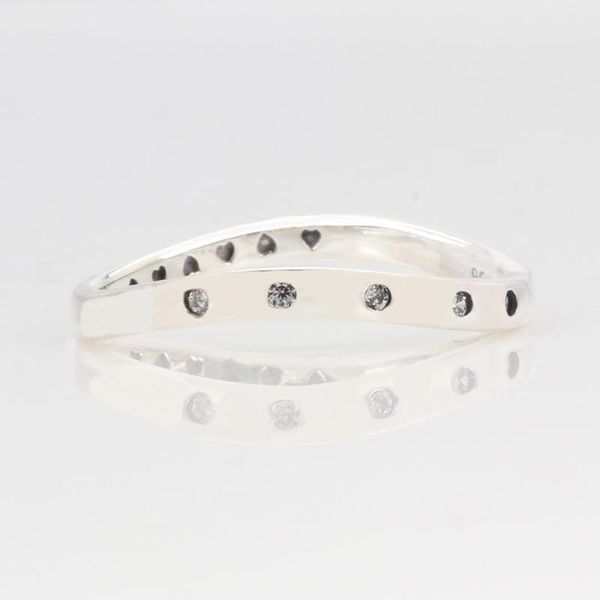 

authentic s925 sterling silver diamond drop swirl ring with crystal original jewelry for women gift, Golden;silver