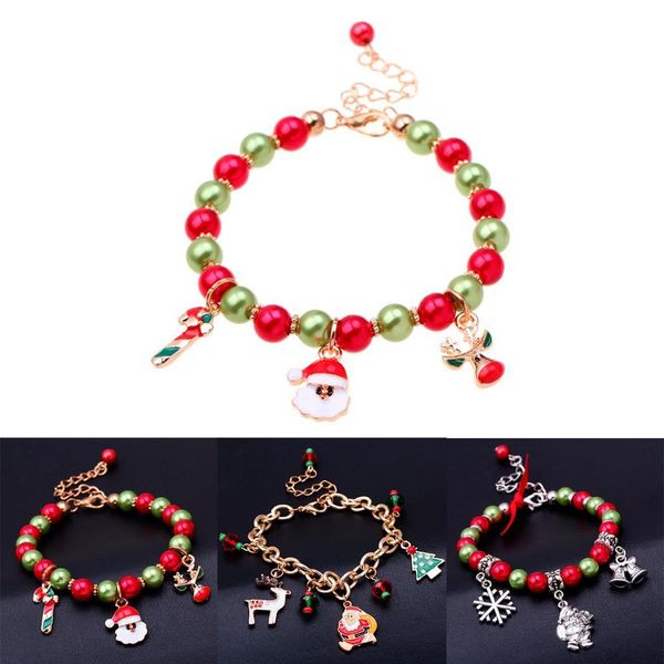 

fengrise санта-клауса рождественские украшения браслеты для дома merry christmas gift 2020 navidad xmas орнамент happy new year 2021 sqcsme