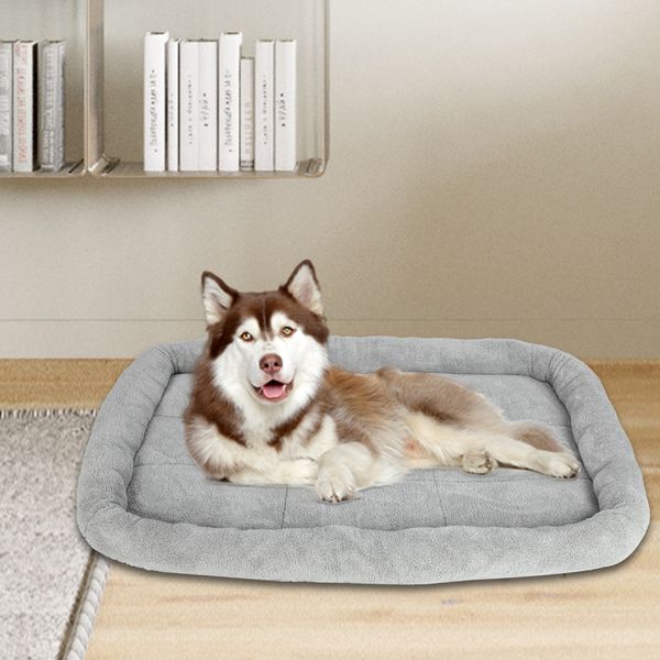 

[hobbyzoo] 51" large size pet dog bed pet mat pad gray
