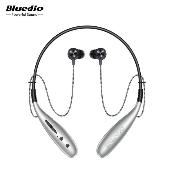 

in ear bluetooth earphone wireless headset magnet control steps counting 13mm drive sd card slot mic earpiece earbud bluedio hn