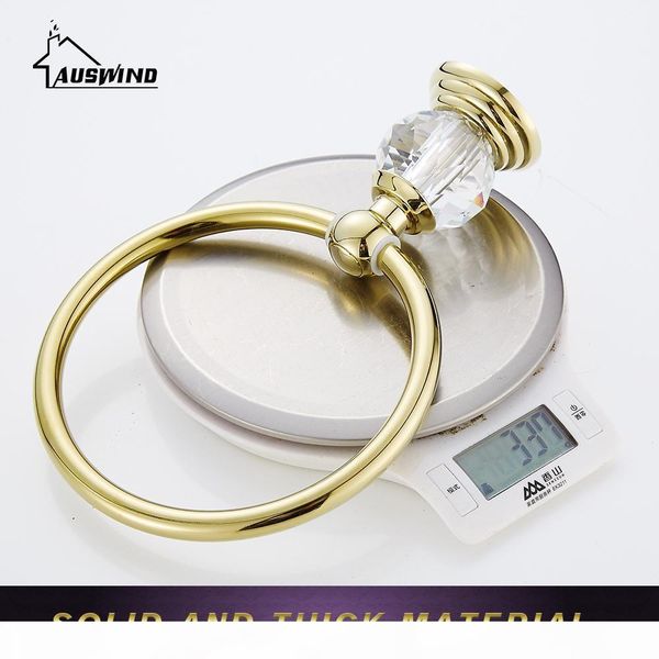 

gold brass polished bathroom hardware set crystal bathroom accessories set er1 wall mounted bathroom products set bbyrjt mj_bag