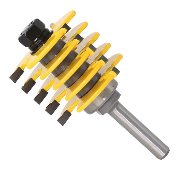 

8mm shank реверсивный finger joint набор деревообрабатывающий cutter инструмент 1 / 2inch глубина
