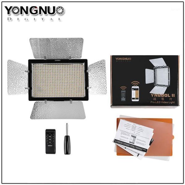 

flash heads yongnuo yn600 ii yn600l led studio video light with adjustable color temperature 3200-5500k for camera camcorder1