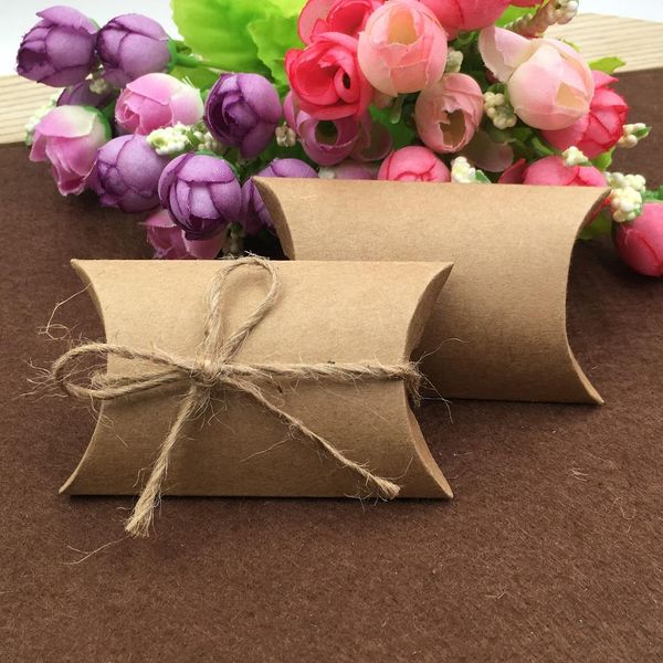 

100pcs lot retro mini kraft paper boxdiy wedding gift favor boxesparty candy boxmini single cake box packaging bbyggw sweet07