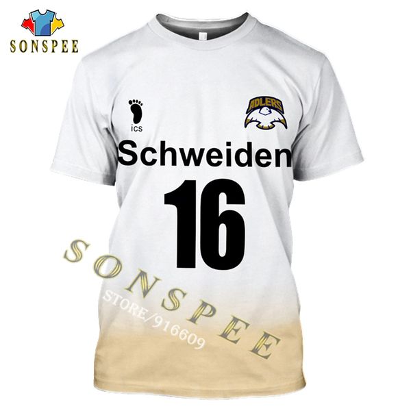 

volleyball boy costume haikyu anime summer 3d print shirts anime harajuku kawaii men clothing