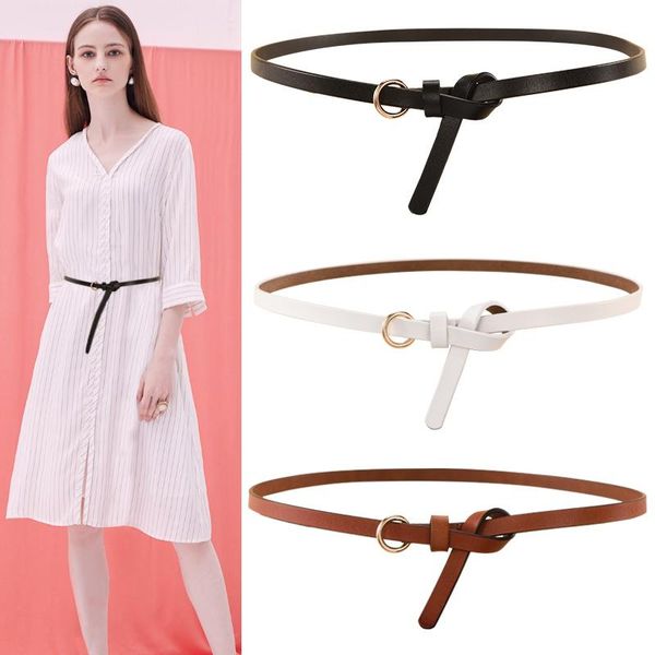 

натуральная кожа женские ремни женские джинсы высокого качества пояс для женщин мода золото круглый металлический круг пояс нет pin пряжка s, Black;brown