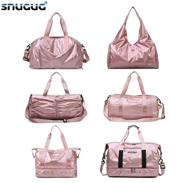 

black friday bright pink womens sports bags for fitness wet dry gym with shoe compartment mat bag training yoga bolsa sac de sport