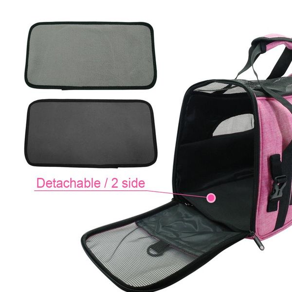 

portable cat bag backpack breathable mesh pet puppy cat carrier bags foldable outdoor travel bag for small pets dog cats sqctus
