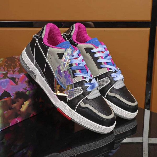 

fashion new arrival women luxury dress shoes sneakers designer trainers womens sports casual shoes size 38-44, Black