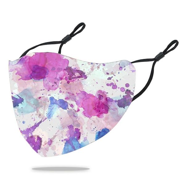 

цветочный проектировщик маска для женщин модного рта муфельного регулируемого многократного рот маска украшение тушь masker mascherina wmtko