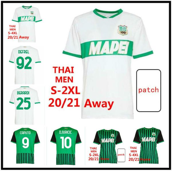 

20 21 sassuolo soccer jerseys 100th centenary locatelli berardi boga 2020 2021 maglietta calcio traore 2020 2021 football shirts s-4xl, Black;yellow