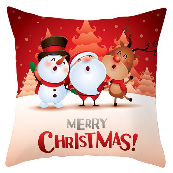 

40 styles merry christmas micro-fibe xmas sofa throw pillow case home cushion covers 45*45cm dhb2950