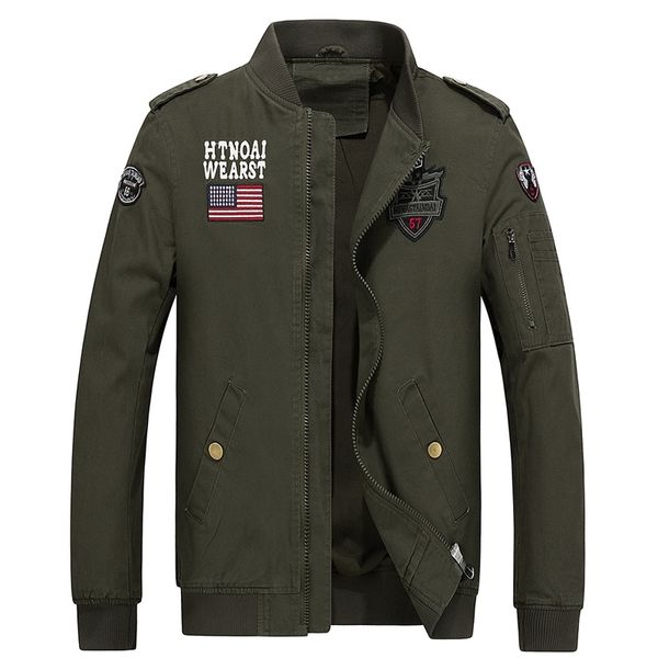 

male 2021 new style flying jacket air force bomber 07bg, Black;brown