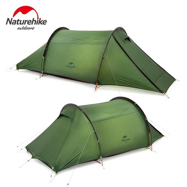 

naturehike cloud tunnel 2 person big space waterproof wind-proof hiking tent for four seasons