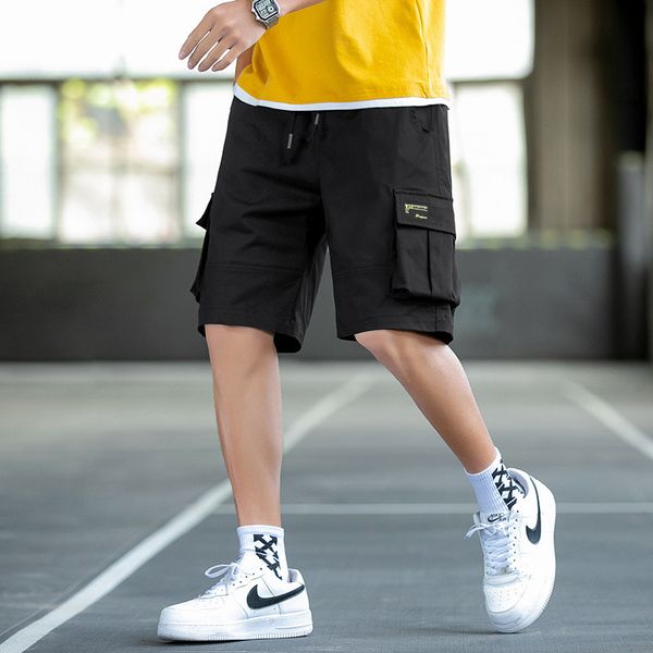 

2020 work cotton done with tools men's trend five stitches casual pants will see pantaloncini shorts, White;black