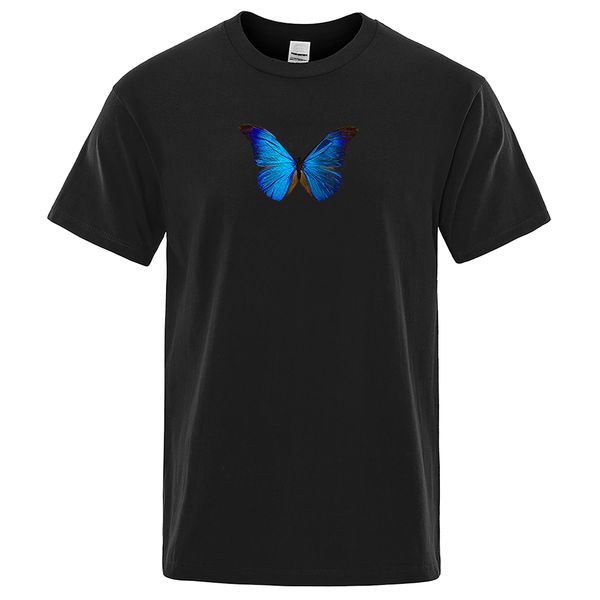 

cute butterfly print 2020 summer fashion male loose crewneck short sleeve hip hop streetwear sport hooded sweatshirt hoodie men t shirt