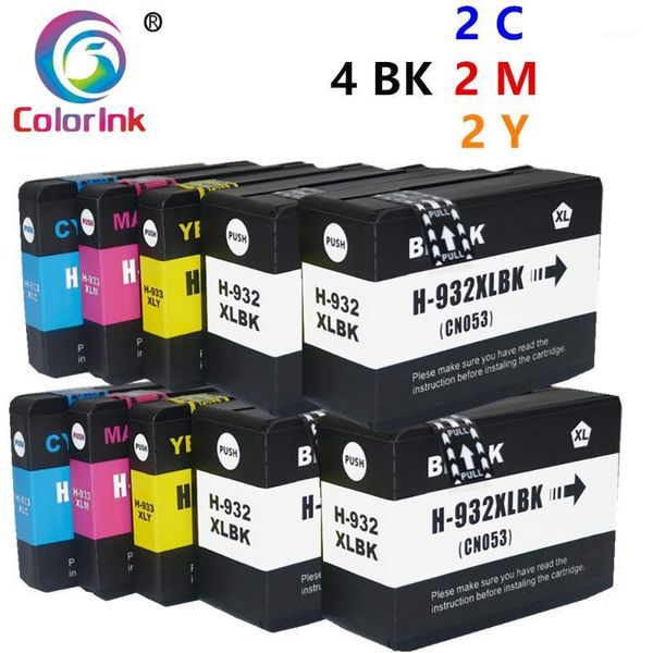 

ink cartridges 10pk 932 933 cartridge for xl officejet 6100 6600 6700 7110 7610 7612 7510 7512 printer cartridge1