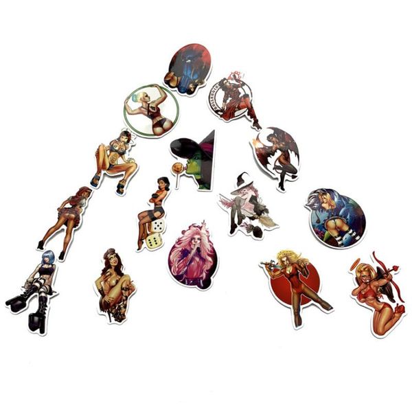 

70pcs sexy наклейки записках чемодан скейтборд laptop красоты sexy наклейки гонки мотоциклов водонепроницаемый декор смешные наклейки wmtguh