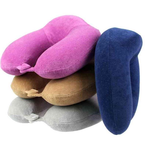 

pillow u shape neck resting head soft travel for business office train rest pillows