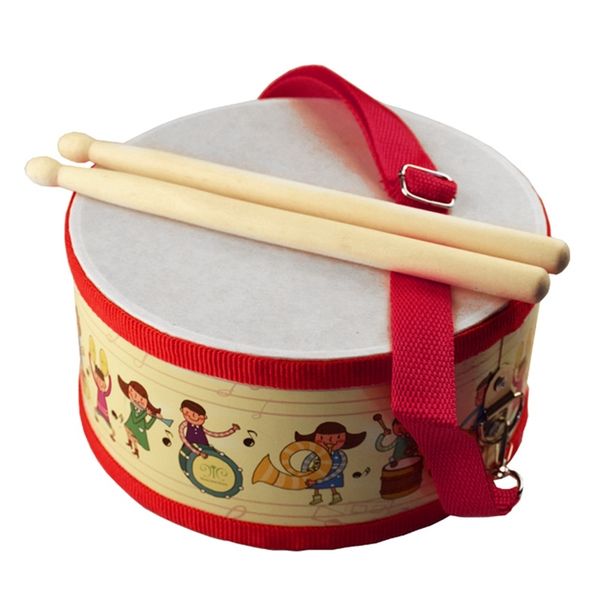

wood kids early educational musical for children baby beat instrument hand drum toys c1016