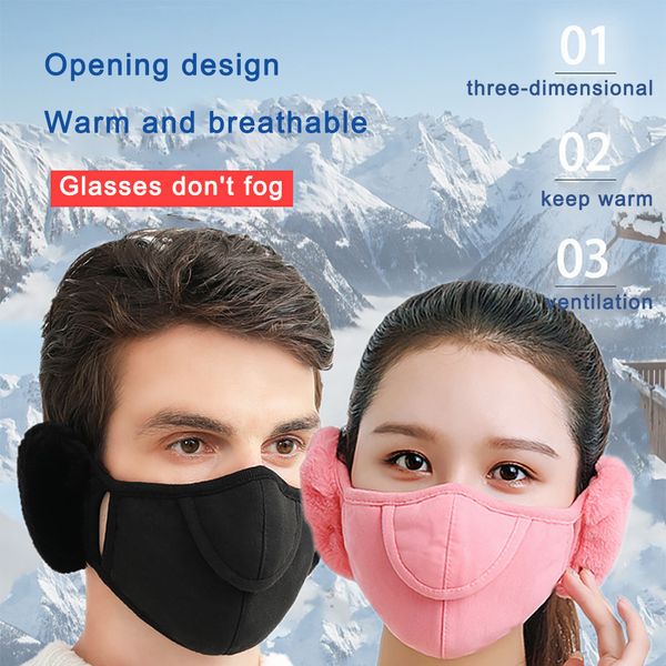 

thicken mask zface winter mouth warm anti dust anti-fog windproof earmuff mouth-muffle safety respirator protection masque