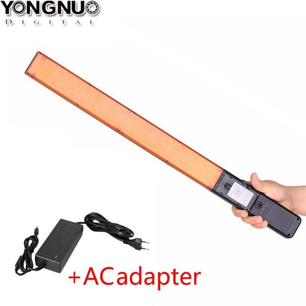 

yongnuo yn360 3200k 5500k rgb colorful cri95+ 2560lm 360 led handheld video fill light stick studio lighting +ac adapter