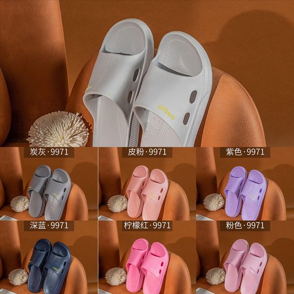

1e6 high gift designer shoes print fashion jelly slide summer slippers bathroom luxury beach shoes women's sandals guide qualityslipper, Black