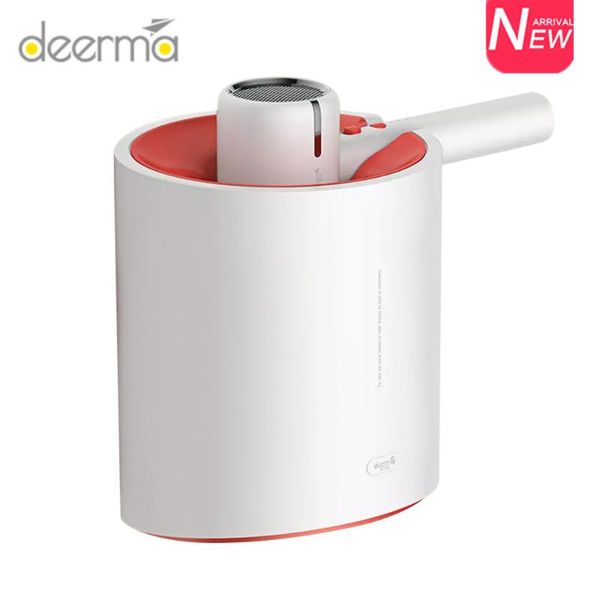 

new deerma dem-gs100 hair drying multifunctional hand dryer machine ipx1 waterproof 2 using hair dryer and hand