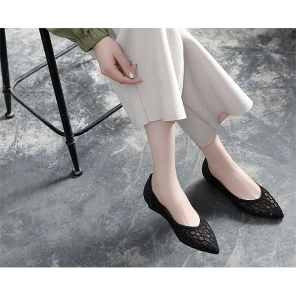

new fashionable women flat shoes c0202, Black