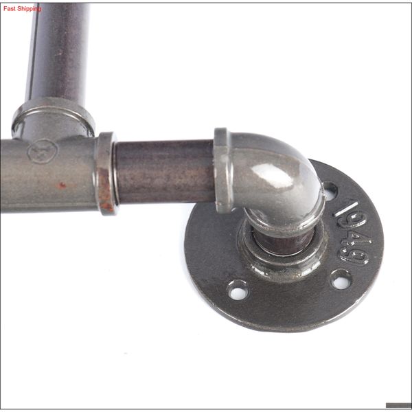 

wall-mounted industrial 3/4" pipe 3-arm towel bar rack rotating bathroom diy i qylgns sports2010