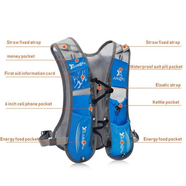 

мужчины женщины trail running рюкзак гидратация vest обновления открытый марафон бег рюкзаки фитнес велоспорт водные виды спорта сумка пузыр