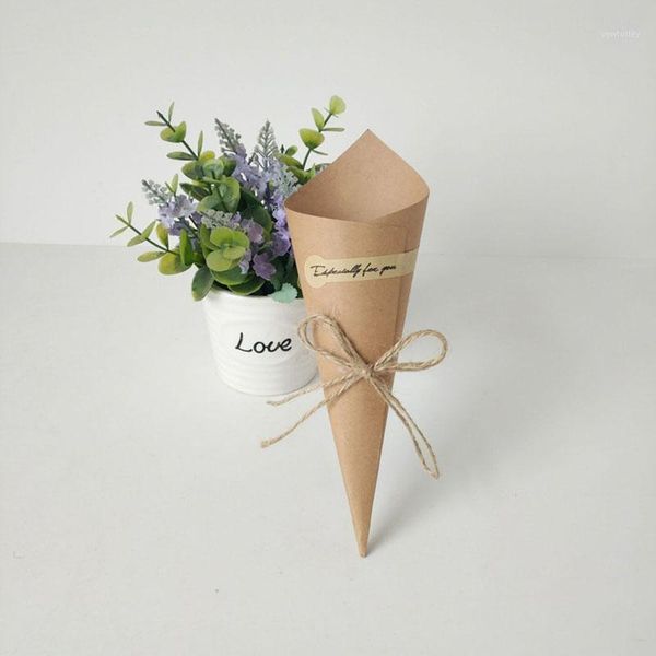 

gift wrap 50pc handmade kraft paper pillow favor candy boxes box wedding party set1