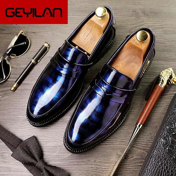 

мужчины формальной обувь кожи luxury мода свадебной обувь мужчины оксфорд платье цветочной лакированная кожа мокасины бизнес 2020, Black