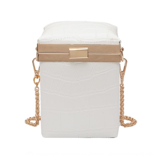 

малой небольшой bagfashion личность цепи коробка мешка текстура net красной цепи женщины, 2020 новой мода с и с популярностью сумка cxgzt