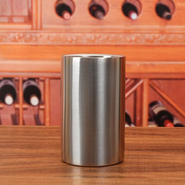 

из нержавеющей стали ведро льда для пиво вино шампанское cooler главная бар аксессуар