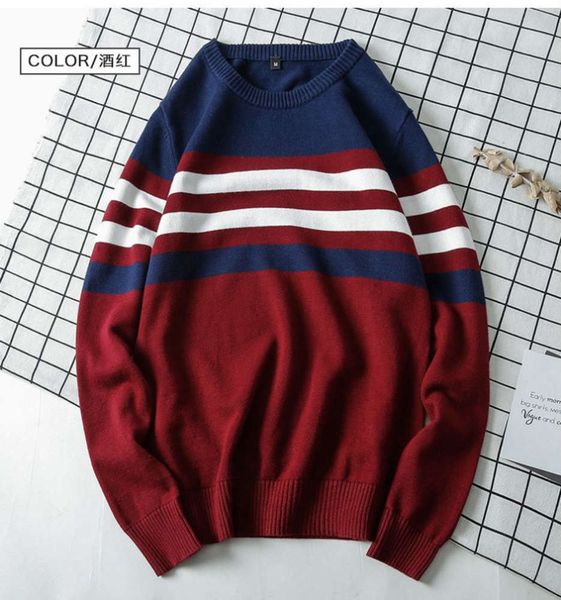 

vfd5frdmen's casual long sleeve sweater with round neck4bhsda8uy, Black